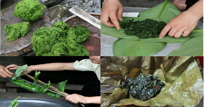 Rêu nướng - Món ăn ngon tại Hà Giang