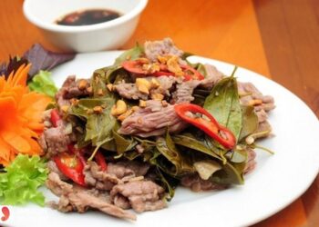 Thịt trâu lá lồm
